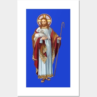 Jesus Christ the Good Shepherd Posters and Art